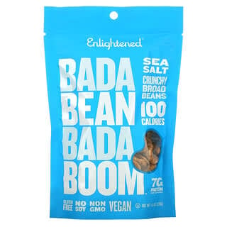 Bada Bean Bada Boom, Crunchy Broad Beans, морская соль, 128 г (4,5 унции)