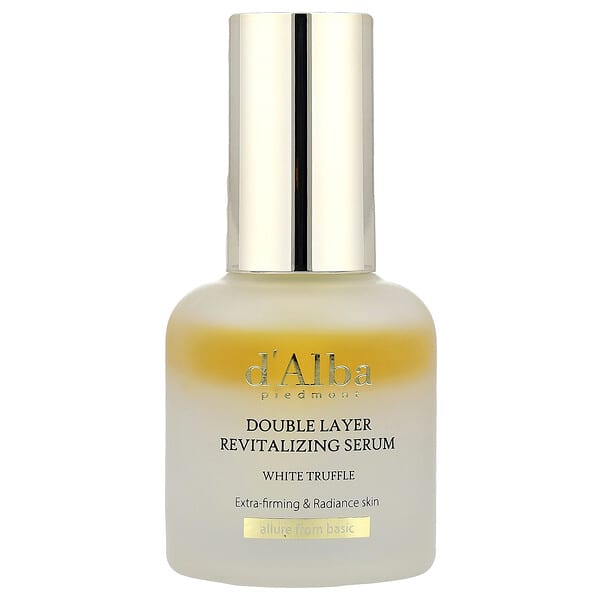 d'Alba, 화이트 트러플 더블 레이어 리바이탈라이징 세럼, 30ml(1.01fl oz)