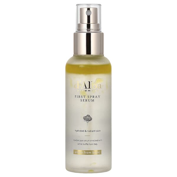 d'Alba, 퍼스트 스프레이 세럼, 100ml(3.38fl oz)