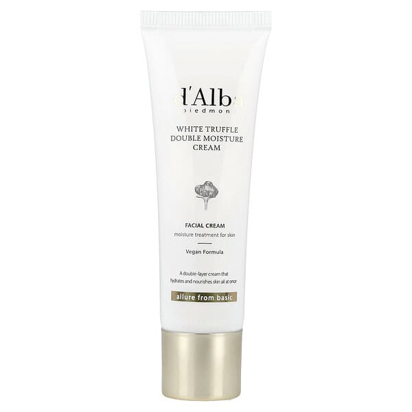 d'Alba, 화이트 트러플 더블 모이스처 크림, 60ml(2.02fl oz)