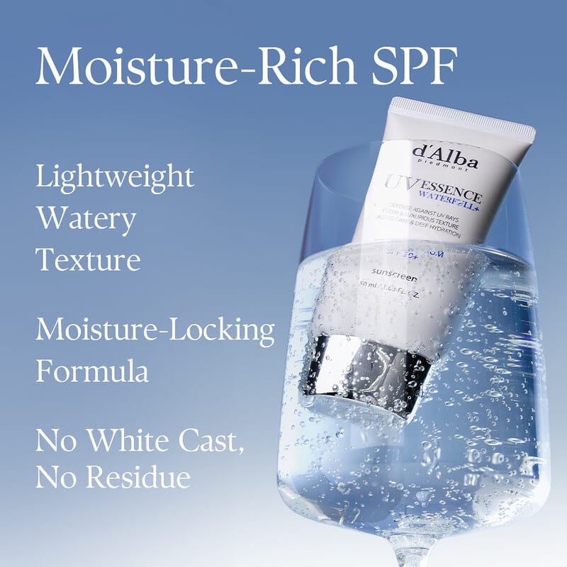 UV Essence Waterfull+ Sunscreen, SPF 50+, 1.69 fl oz (50 ml)
