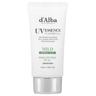 d'Alba, Pelindung Matahari UV Essence Waterfull+, Ringan, SPF 50+, 50 ml