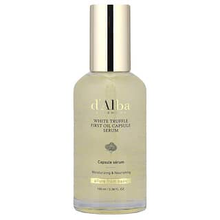 d'Alba, White Truffle First Oil Capsule Serum, 3.38 fl oz (100 ml)