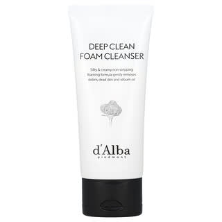 d'Alba, 深層清潔泡沫潔面乳，白松露，2.7 液量盎司（80 毫升）