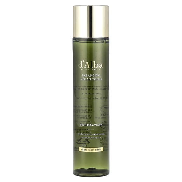 d'Alba, 밸런싱 비건 토너, 150ml(5.07fl oz)