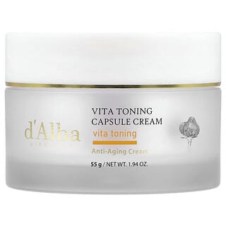 d'Alba, Vita Toning Capsule Cream, Anti-Aging Cream, 1.94 oz (55 g)