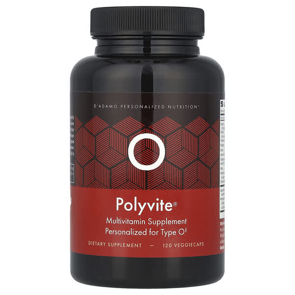 Polyvite® O, Multivitamin Supplement, 120 VeggieCaps