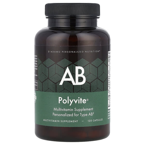 Polyvite® AB, Multivitamin Supplement, 120 Capsules