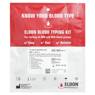 D'adamo, Eldon Blood Typing Kit, 1 Kit