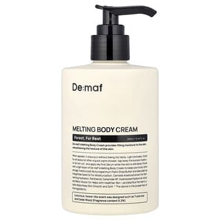 DE:MAF, Forest, For Rest, Melting Body Cream, 9.46 fl oz (280 ml)