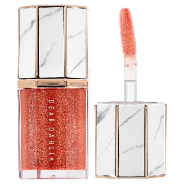 Dear Dahlia, Paradise 오로라 샤인 립 트리트먼트, 립글로스, 브론즈 스카이, 6.5ml(0.21fl oz)