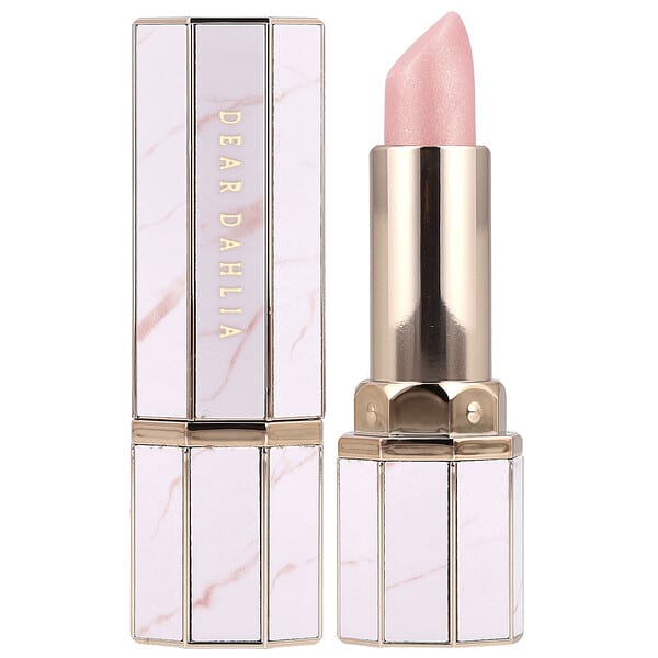 Dear Dahlia, 敷霜版，天堂有色綻放香膏，潤唇膏，Fantasy，0.11 盎司（3.1 克）