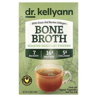 Dr. Kellyann, Bone Broth, Roasted Rosemary Chicken, 7 Packets, 0.75 oz (21.4 g) Each