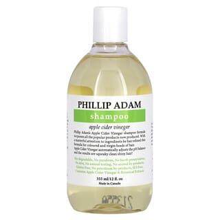 Phillip Adam, 洗发水，苹果醋，12 液量盎司（355 毫升）