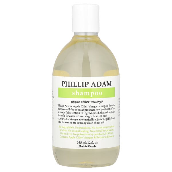 Phillip Adam, 샴푸, 애플 사이다 식초, 355ml(12fl oz)