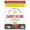 Instant Herbal Beverage with Dandelion, Caffeine Free, 25 Single Serve Packets, 2.8 g Each
