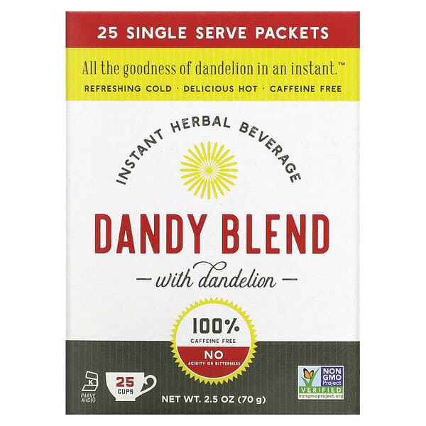 Dandy Blend‏, مشروبات الأعشاب الفورية مع الهندباء، 25 كيس يقدم مرة واحدة