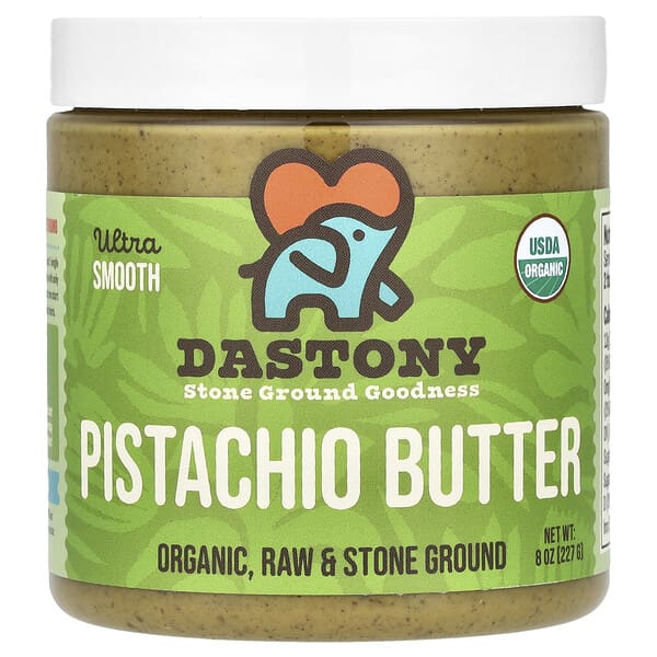 Dastony, Organic Pistachio Butter, Ultra Smooth, 8 oz (227 g)