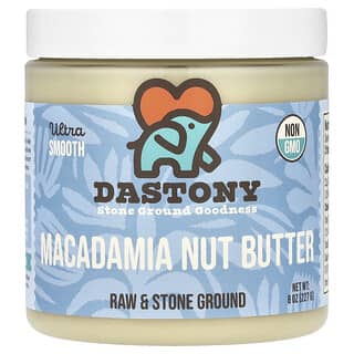 Dastony, Mantequilla de frutos secos de macadamia orgánica, Ultrasuave, 227 g (8 oz)