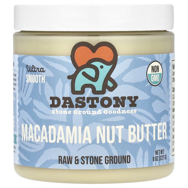 Dastony, 마카다미아 넛 버터, 울트라 스무스, 227g(8oz)