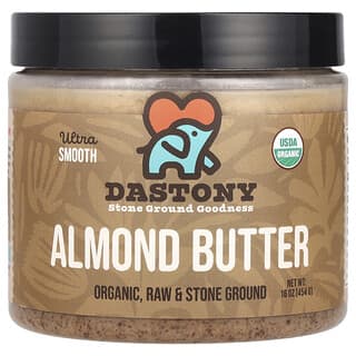Dastony, Organic Almond Butter, Ultra Smooth, 16 oz (454 g)
