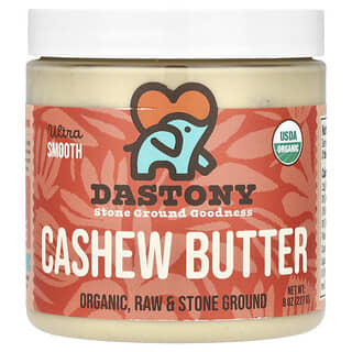Dastony, Organic Cashew Butter, Ultra Smooth, 8 oz (227 g)