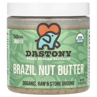 Dastony, Органическое масло из бразильских орехов, ультрагладкое, 227 г (8 унций)