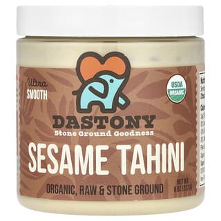 Dastony, Tahine de Gergelim Orgânico, Ultrasuave, 227 g (8 oz)