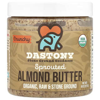 Dastony, Sprouted Almond Butter, Crunchy, 8 oz (227 g)