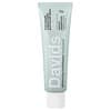 Davids, 프리미엄 치약, 미백 방지 치약, 천연 페퍼민트, 50g(1.75oz)