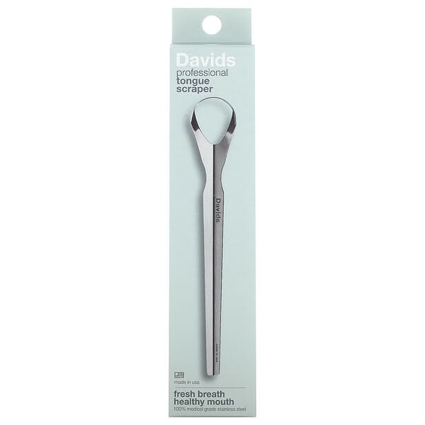 Davids, Professional Tongue Scraper, 1 Scraper