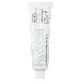 Davids, Hydroxi™, gevoelige + whitening tandpasta, natuurlijke pepermunt, 113 g