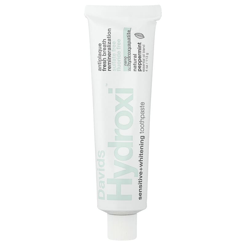 Hydroxy™（ハイドロキシ）、Sensitive + Whitening Toothpaste、天然