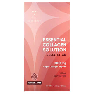 Everydaze, Essential Collagen Solution Jelly Stick, Pomegranate, 3,000 mg, 10 Sticks, 0.7 oz (20 g) Each