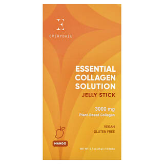 Everydaze, Jelly Stick s roztokem esenciálního kolagenu, mango, 10 tyčinek, 20 g (0,7 oz) každá