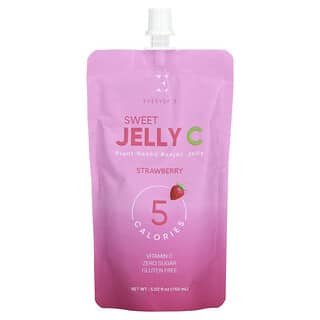 Everydaze, Sweet Jelly C, Bebida de gelatina de konjac a base de plantas, Fresa, 150 ml (5,02 oz. Líq.)