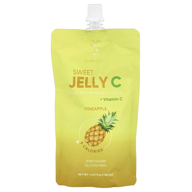 スイートゼリーC、植物由来コンニャク ゼリー、パイナップル、150ml
