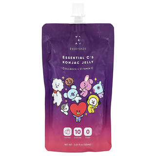 Everydaze, Essential C's Konjac Jelly, Lychee, 5.07 fl oz (150 ml)