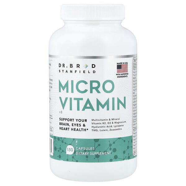 Dr. Brad, Micro Vitamin, 150 Capsules