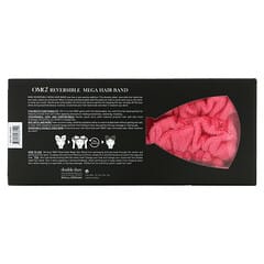 Double Dare, OMG! Reversible Mega Hair Band, Hot Pink Plush & Hot Pink Platinum, 1 Piece (Discontinued Item) 
