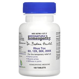 Dr. Barbara Hendel, Rhus Tox 6X, 12X, 30X, 200X, 100 Tablets