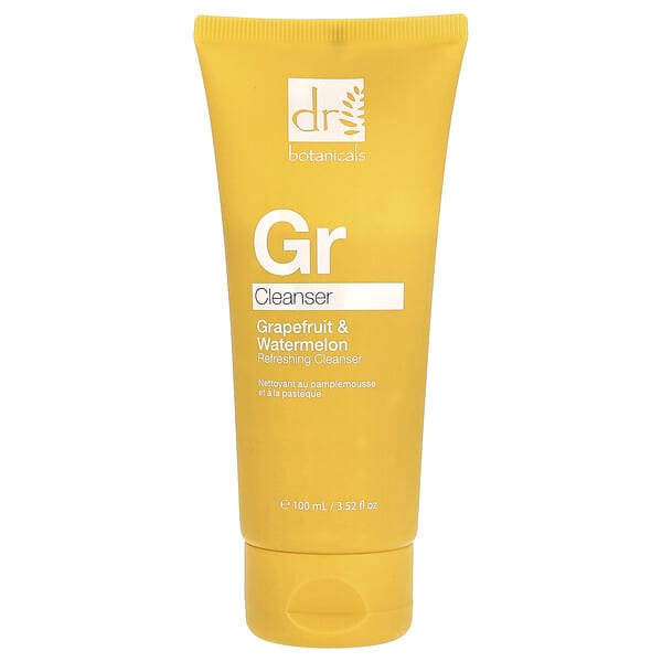 Dr. Botanicals, Refreshing Cleanser, Grapefruit & Watermelon, 3.38 fl oz (100 ml)