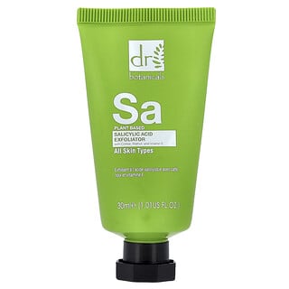 Dr. Botanicals, Esfoliante all’acido salicilico, per tutti i tipi di pelle, 30 ml