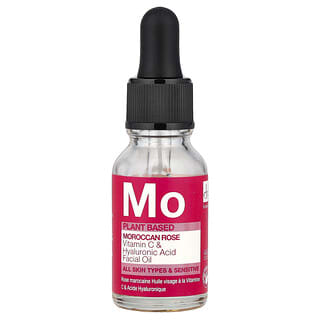 Dr. Botanicals, Moroccan Rose Vitamin C & Hyaluronic Acid Facial Oil, All Skin Types & Sensitive, 0.51 fl oz (15 ml)