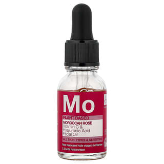 Dr. Botanicals, Olejek do twarzy z witaminą C i kwasem hialuronowym, marokańska róża, 15 ml