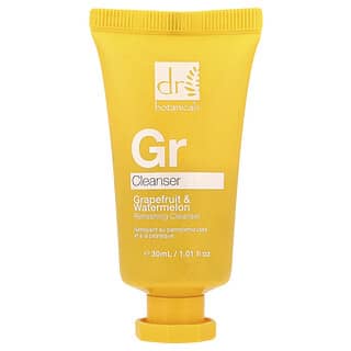 Dr. Botanicals, Refreshing Cleanser, Grapefruit & Watermelon, 1.01 fl oz (30 ml)