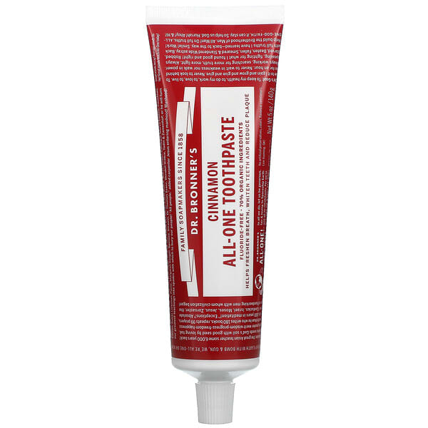 Dr. Bronner's, AllOne Toothpaste, Cinnamon, 5 oz (140 g)