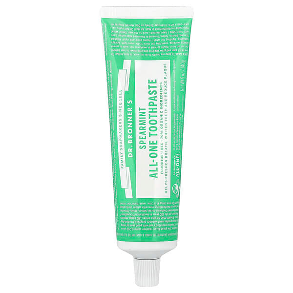 Dr. Bronner's, All-One Toothpaste, Spearmint, 5 oz (140 g)