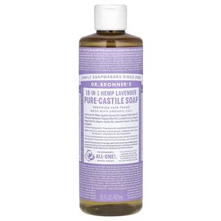 Dr. Bronner's‏, "סבון המפ Pure-Castile 18 ב-1, לבנדר, 16 אונקיות נוזל (473 מ""ל)"