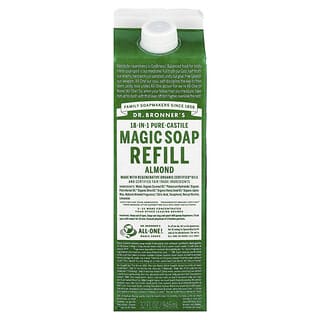 Dr. Bronner's, 18-IN-1 Pure-Castile Magic Soap Refill Almond, 32 fl oz